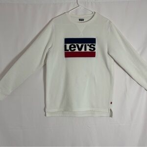 Levi's White Sweatshirt with Logo